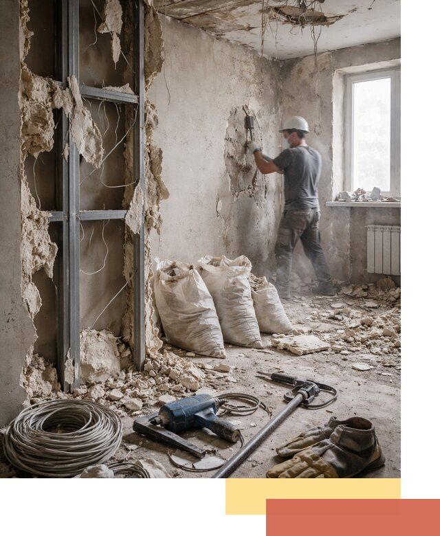 Профессиональный демонтаж зданий и конструкций в Полысаево