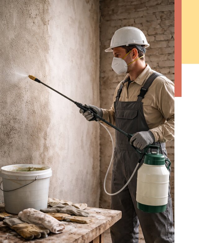 Антисептическая обработка стен в Полысаево от 1234 руб. — быстро и недорого | ОТДЕЛОЧНИК-Плс