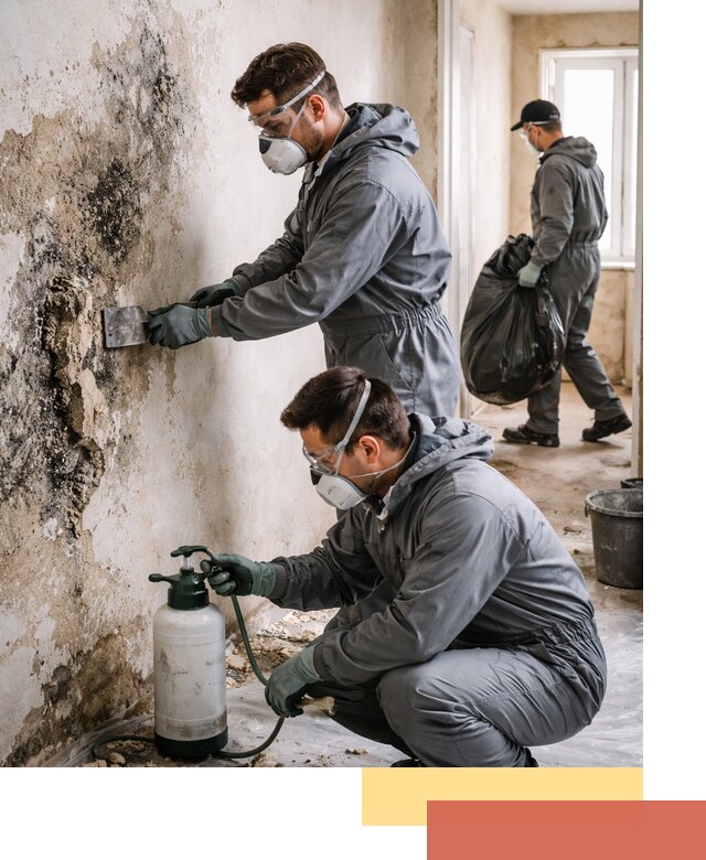 Удаление плесени со стен профессионально в Полысаево