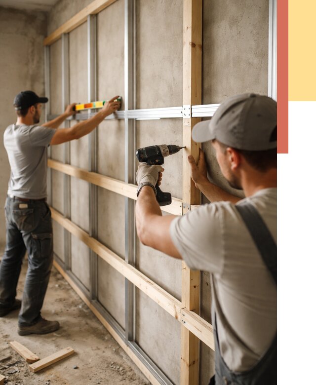 Устройство обрешетки под панели в Полысаево от 2159 руб. — монтаж под ключ | ОТДЕЛОЧНИК-Плс