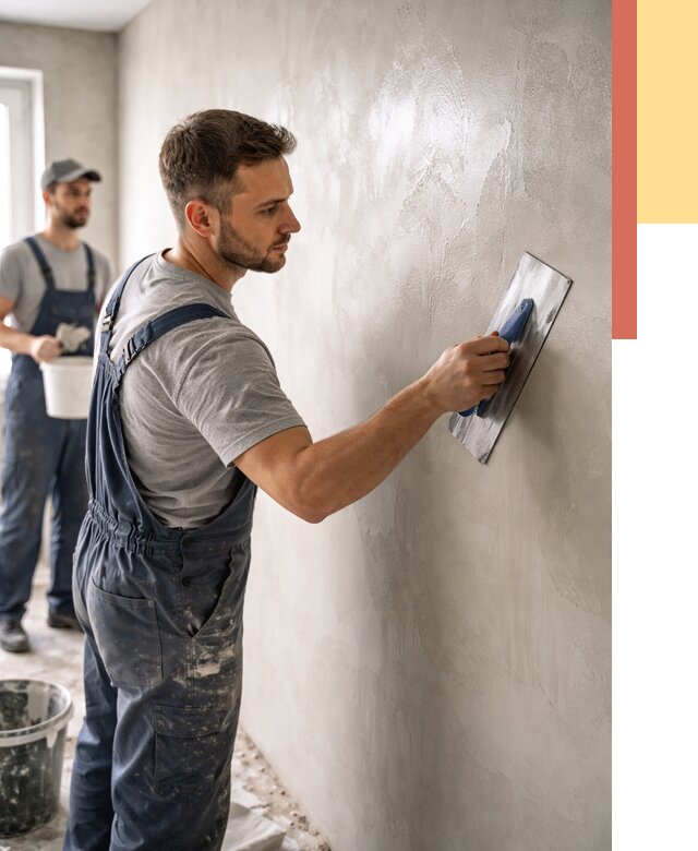 Глянцевание штукатурки стен в Полысаево от 7712 руб. — услуги и затирка | ОТДЕЛОЧНИК-Плс