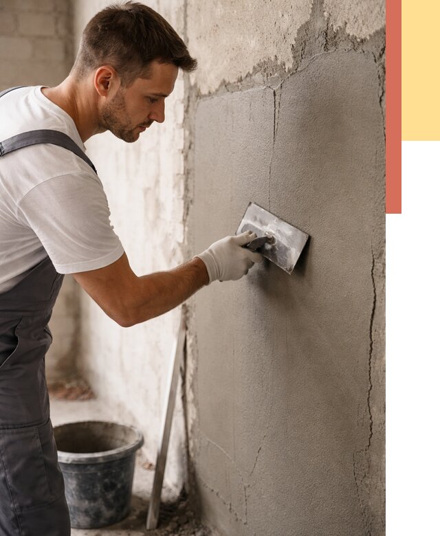 Штукатурка стен под плитку в Полысаево от 4319 руб./м2 — выравнивание под плитку | ОТДЕЛОЧНИК-Плс