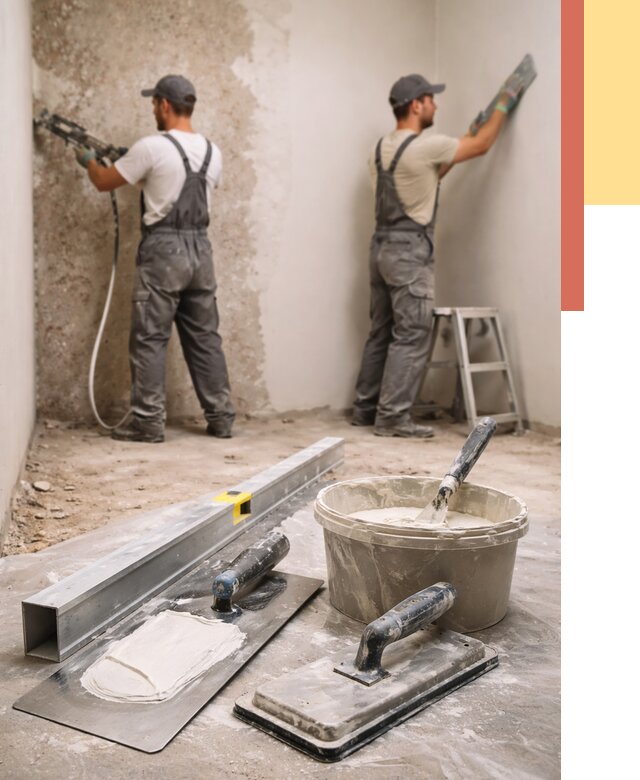 Штукатурка стен под обои в Полысаево от 4627 руб./м2 — выравнивание под обои | ОТДЕЛОЧНИК-Плс