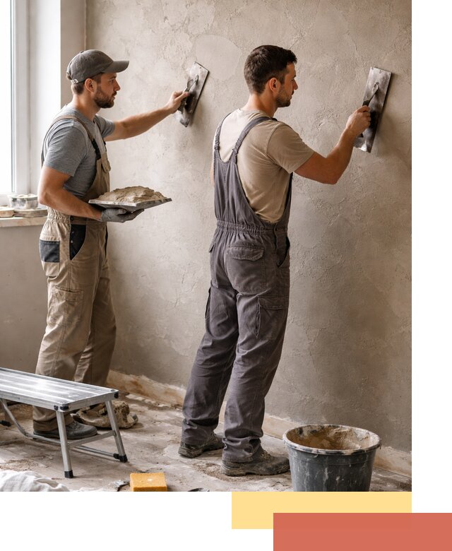 Ремонт декоративной штукатурки и восстановление фактуры в Полысаево