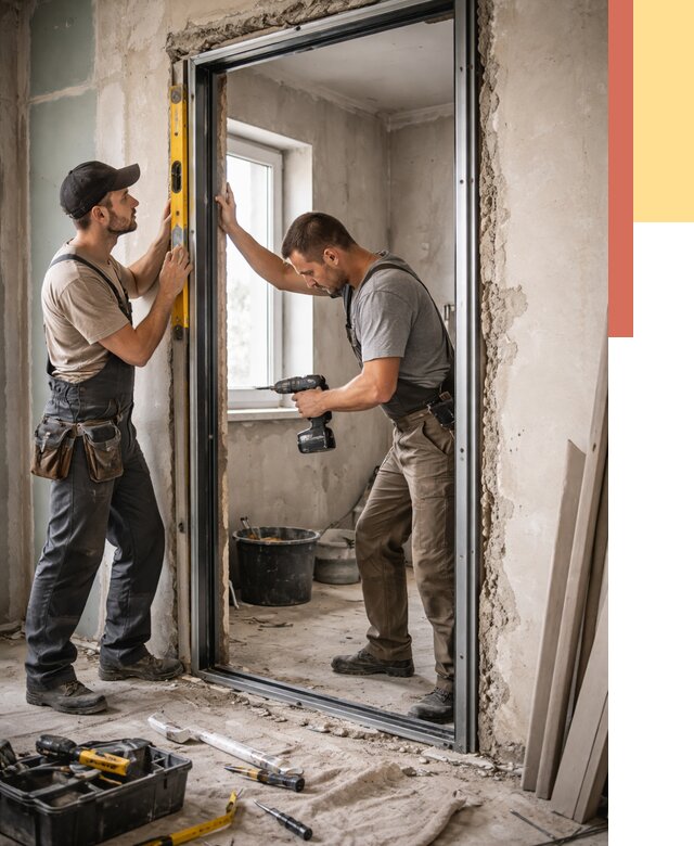 Закладка дверного проема в Полысаево от 3599 руб. — быстро и недорого | ОТДЕЛОЧНИК-Плс