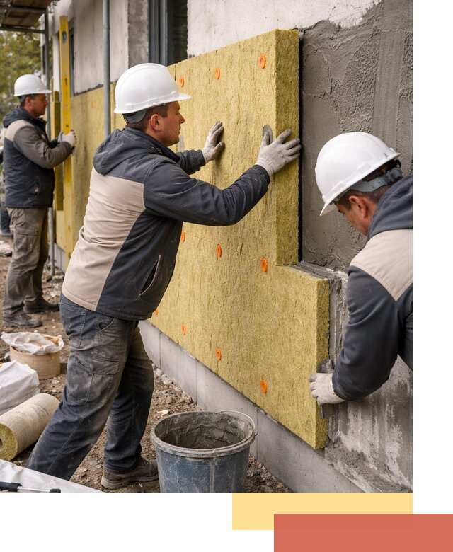 Утепление стен минватой в Полысаево — тепло и звукоизоляция