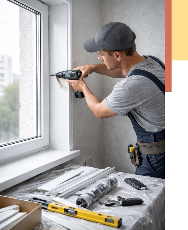 Установка пластиковых откосов в Полысаево от 2314 руб. | ОТДЕЛОЧНИК-Плс монтаж, быстро и недорого