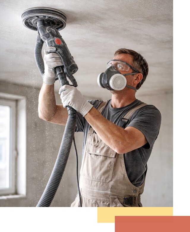 Шлифовка потолка в Полысаево — качественная подготовка под отделку