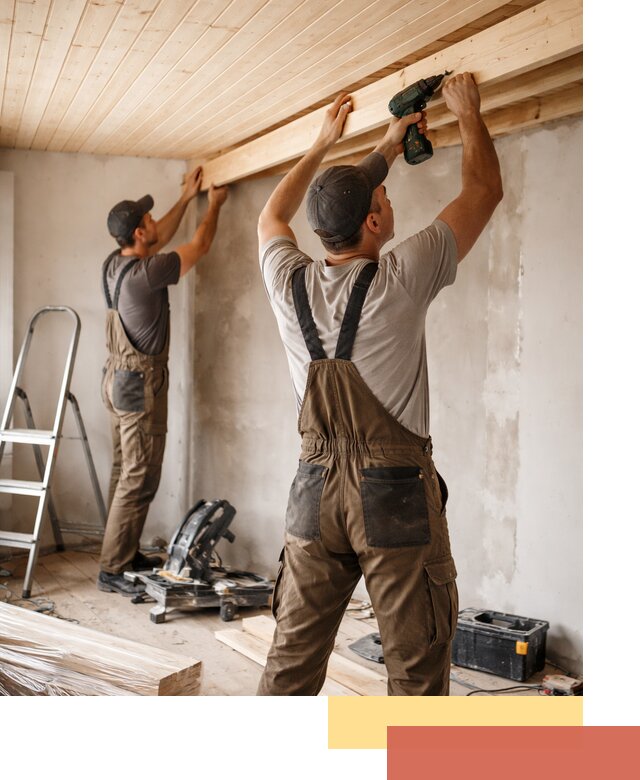 Монтаж потолка из вагонки в Полысаево профессионально и аккуратно