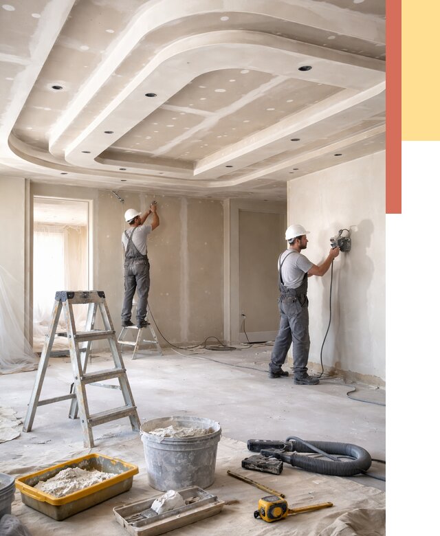 Многоуровневый потолок из гипсокартона в Полысаево от 771 руб. под ключ | ОТДЕЛОЧНИК-Плс