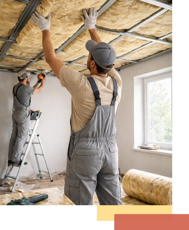 Утепление потолка под ключ в Полысаево качественно и быстро