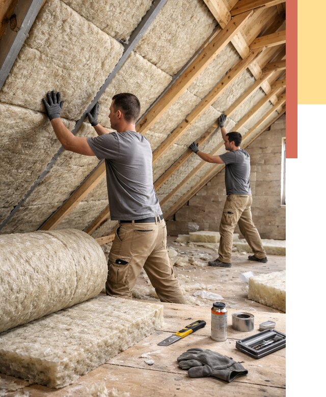 Утепление потолка минватой в Полысаево от 1491 руб. — быстро и недорого | ОТДЕЛОЧНИК-Плс